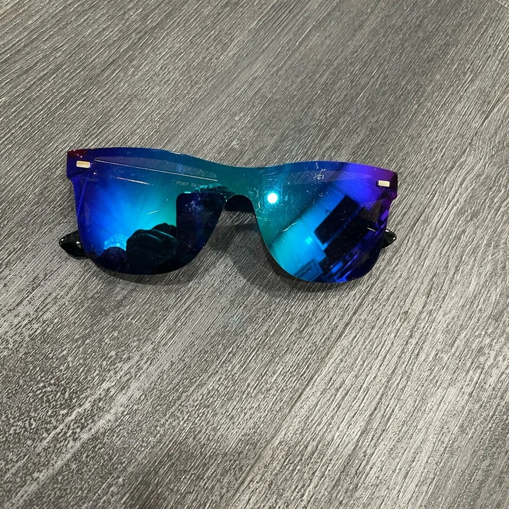 Blue and Purple Sunglasses